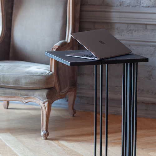 Cтолик кофейный приставной SOHO, черный, керамика фото 2