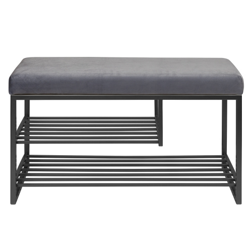 Обувница GARDA PLUS, черная, Mouse Grey, 85*40*52 фото 6