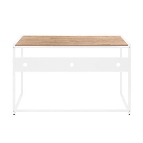 Стол письменный Rimini, белый, ЛДСП Дуб Канзас, 120*65*75 фото 13