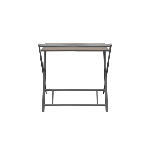 Стол складной компьютерный 80 см, дуб графит фото 4