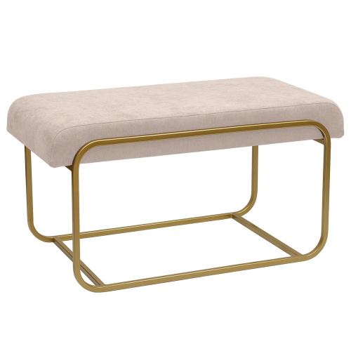 Банкетка SIENA MINI, золотая, CHAMPAGNE, 81*42*44 фото 2