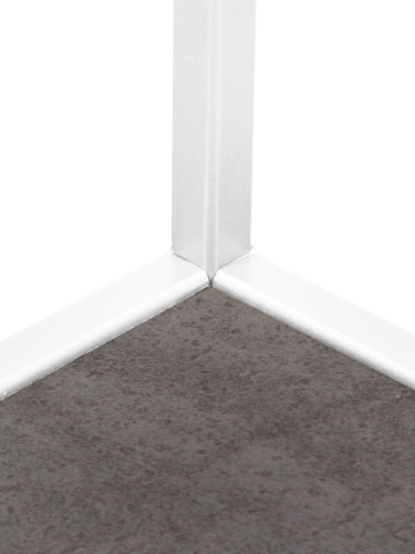 Стеллаж KARIN-800, белый, керамика антрацит фото 7