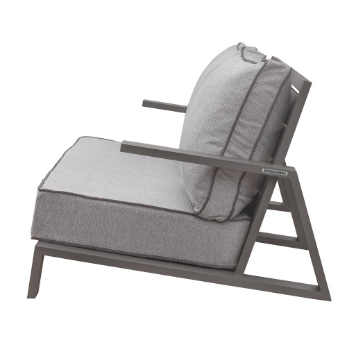 Диван уличный KORFU, алюминий LAVA, подушки JASPER GREY фото 7