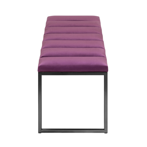 Банкетка ALBA, черная, Marsala, Bulon, 110*40*43,5 фото 3