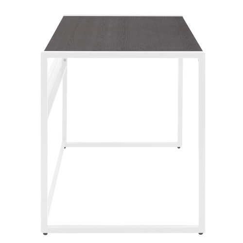 Стол письменный Rimini, белый, ЛДСП Черный, 120*65*75 фото 12