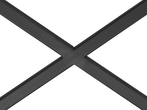 Стеллаж KARIN, черный, стекло, 55*30*175 фото 6