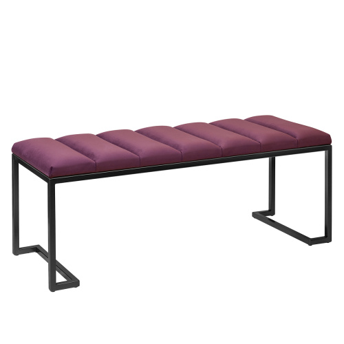 Банкетка OMEGA, черная, Marsala, Bulon, 110*40*43,5 фото 2