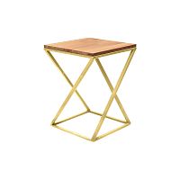Столик для цветов Loft 40, золотой