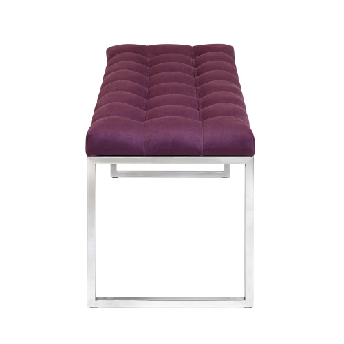 Банкетка ALBA, н/ж сталь, Marsala, каретная стяжка, 110*40*45 фото 6