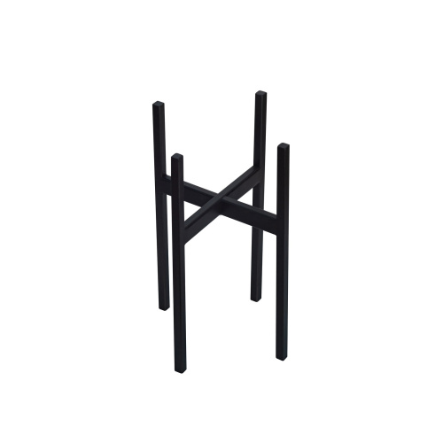 Подставка для цветов Oxalis 40, черная фото 9