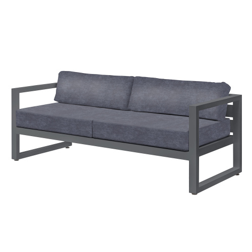 Набор садовой мебели CAPRI / 2 предмета: диван, столик / серый (S2A) фото 7