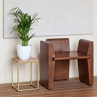 Столик для цветов TORI 40, золотой