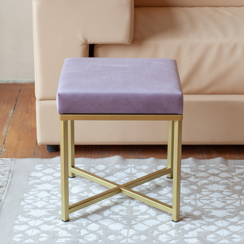 Пуф CRUZ, золотой, Dusty Pink фото 2