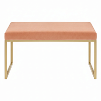Банкетка ALBA MINI, золотая, Salmon