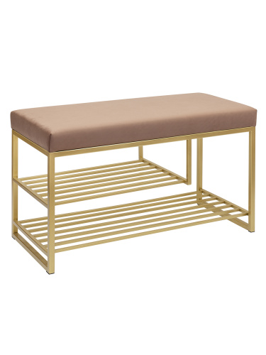Обувница GARDA PLUS, золотая, Mocco, 85*40*52 фото 7