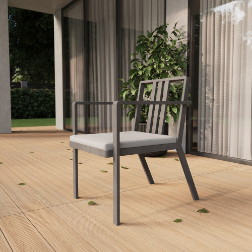 Стул уличный AMALFI, алюминий LAVA, ткань водонепр.