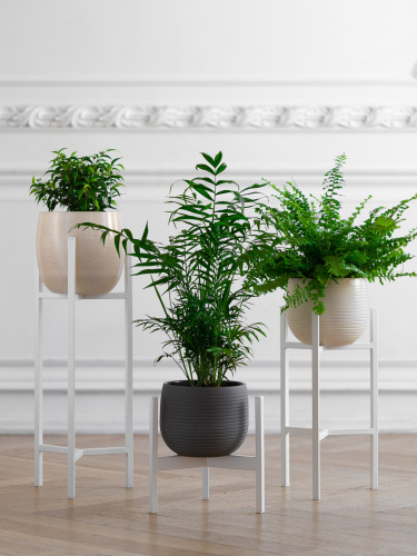 Подставка для цветов Trinity 60, белая фото 6