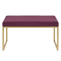 Банкетка ALBA MINI, золотая, Marsala, 85*40*45