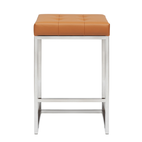 Стул полубарный SOHO, н/ж сталь, экокожа Foxy фото 5