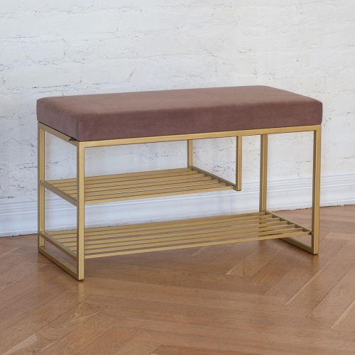 Обувница GARDA PLUS, золотая, Mocco, 85*40*52