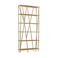 Стеллаж EVA, золотой, ЛДСП Робиния