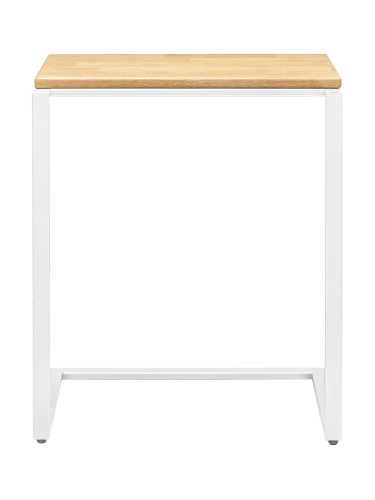 Столик кофейный приставной белый, 550х365x670 фото 2