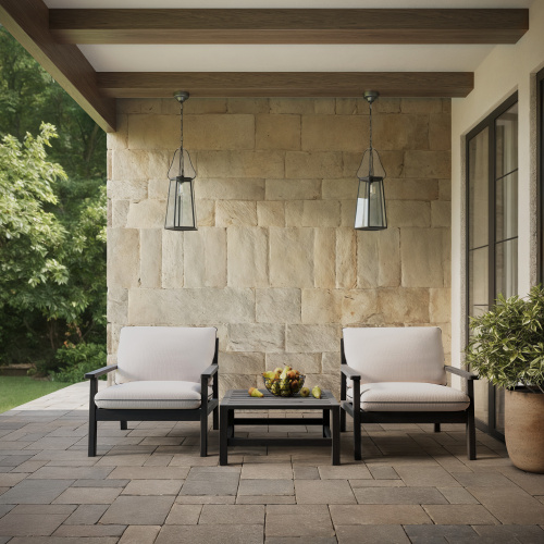 Набор садовой мебели ISTRA / 3 предмета: 2 кресла, столик / черный/Jamaica MILK фото 2