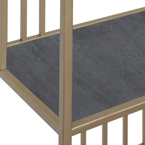 Стеллаж SOHO MINI, золотой, керамика Antracite фото 12