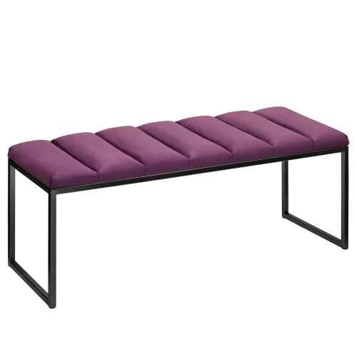 Банкетка ALBA, черная, Marsala, Bulon, 110*40*43,5 фото 2