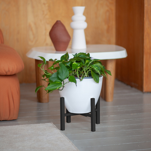 Подставка для цветов Oxalis 20, черная фото 2