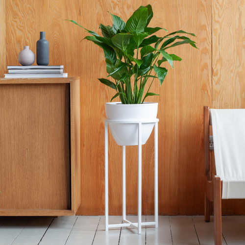 Подставка для цветов Grace 60, белая фото 3