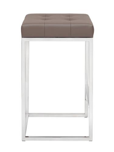 Стул полубарный SOHO, н/ж сталь, экокожа UMBRA фото 5