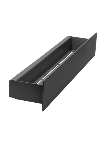 Полка для ванной комнаты CASA, 50 см, нерж. сталь, черная фото 4