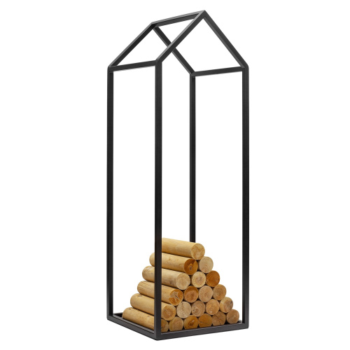 Дровница SVEG, черная, 40*40*120