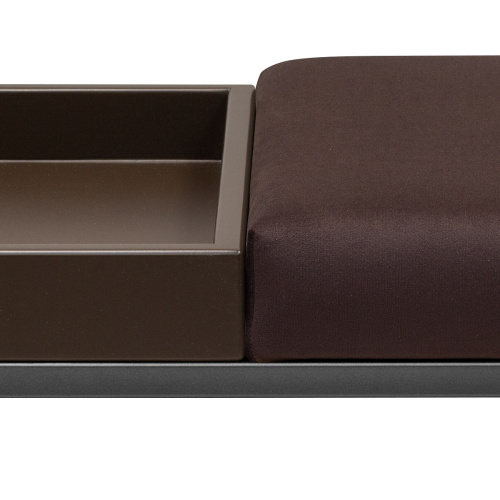 Банкетка RUBY BOX, черная, Kashtan, BrownBox, 85*40*45 фото 4