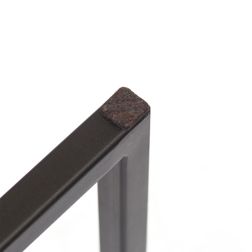 Банкетка RUBY, черная, экокожа Light Beige, 110*40*45 фото 4