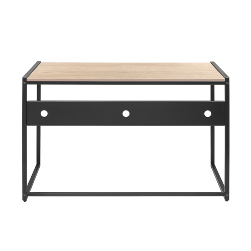 Стол письменный Rimini, черный, ЛДСП Дуб Натуральный, 120*65*75 фото 12