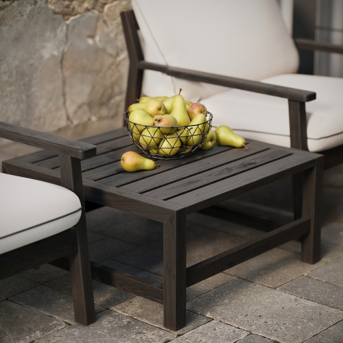 Набор садовой мебели ISTRA / 3 предмета: 2 кресла, столик / черный/Jamaica MILK фото 4