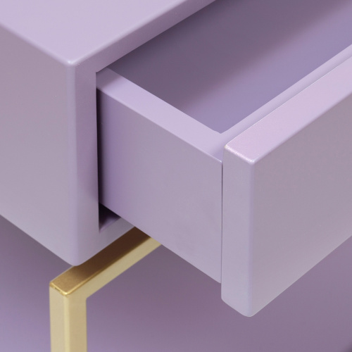 Тумба прикроватная KARIN, золотой, МДФ Dusty Purple фото 4