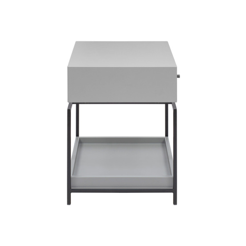 Тумба прикроватная KARIN, черный, МДФ Mouse Gray фото 5