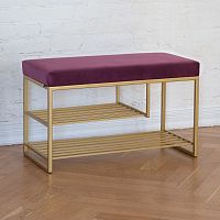 Обувница GARDA PLUS, золотая, Marsala, 85*40*52