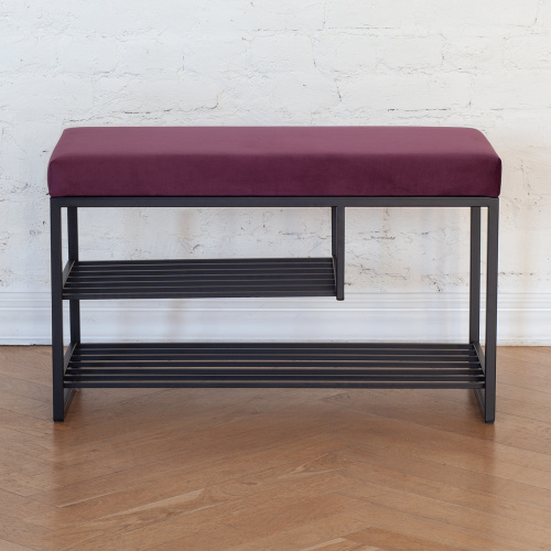 Обувница GARDA PLUS, черная, Marsala, 85*40*52 фото 2