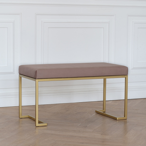 Банкетка OMEGA MINI, золотая, Mocco, 85*40*45 фото 2