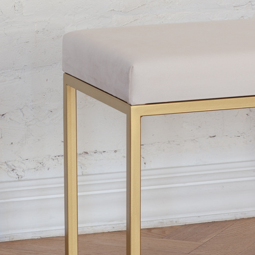 Банкетка ALBA SMART, золотая, Ivory, 65*35*45 фото 3