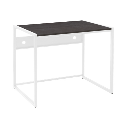 Стол письменный Rimini, белый, ЛДСП Черный, 90*65*75 фото 10