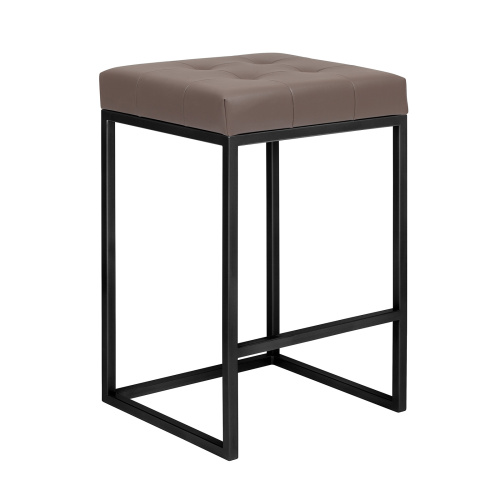 Стул полубарный SOHO, черный, экокожа UMBRA