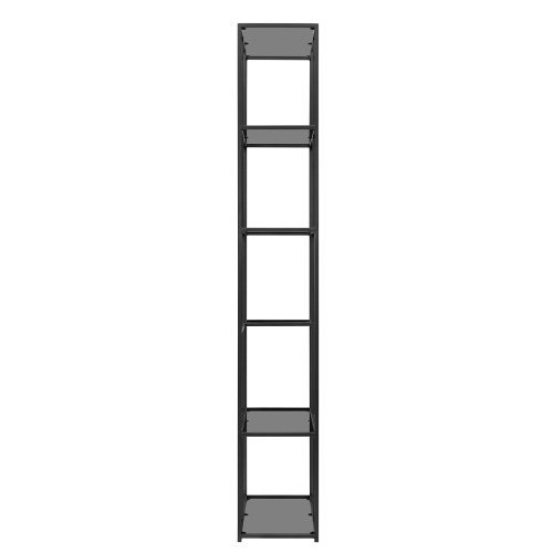 Стеллаж SOHO, черный, стекло, 90*30*192 фото 9