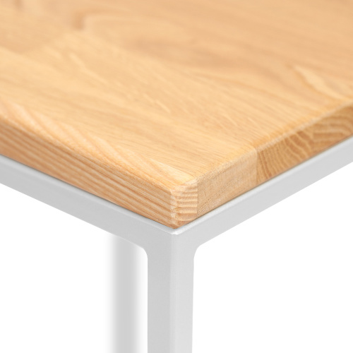 Столик подставка для цветов TORI, под 4 кашпо, белый, столешницы дуб фото 7