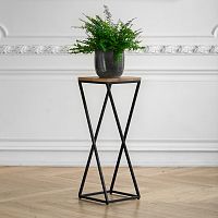 Столик для цветов Loft 80, черный