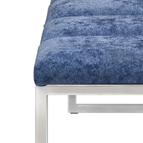 Банкетка ALBA, н/ж сталь, Steel Blue, Bulon, 110*40*43,5 фото 7